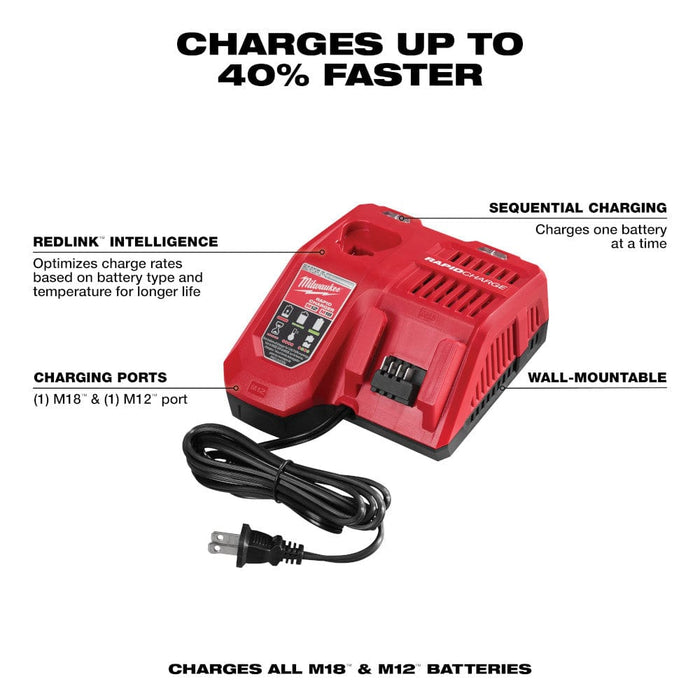 Milwaukee Tool Tools Milwaukee M18™ & M12™ Rapid Charger