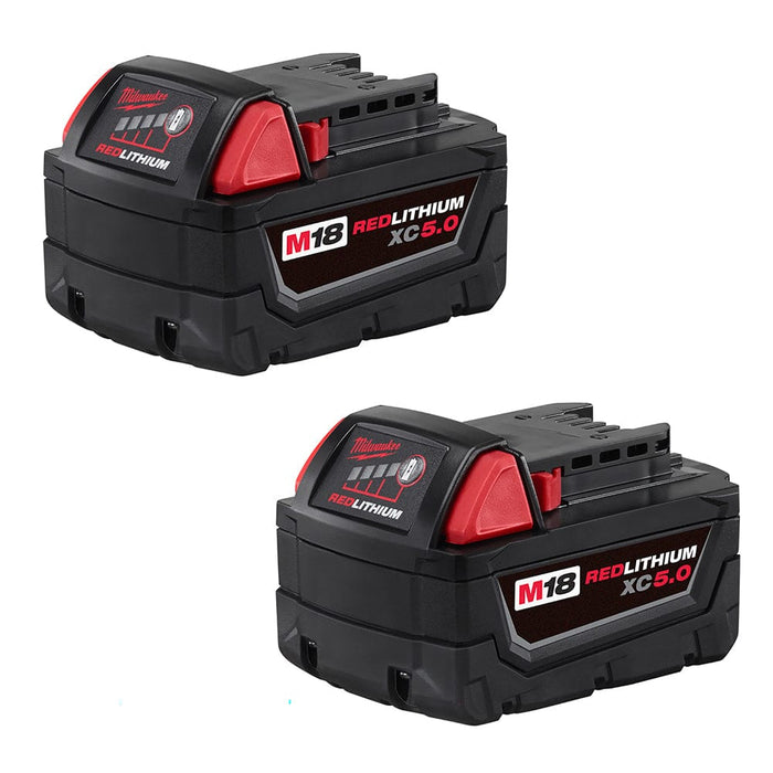 Milwaukee Tool Power Tools Accessories Milwaukee M18™ REDLITHIUM™ XC5.0 Extended Capacity Battery Two Pack