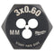 Milwaukee Tool Accessories Milwaukee M3-0.60 mm 1-Inch Hex Threading Die
