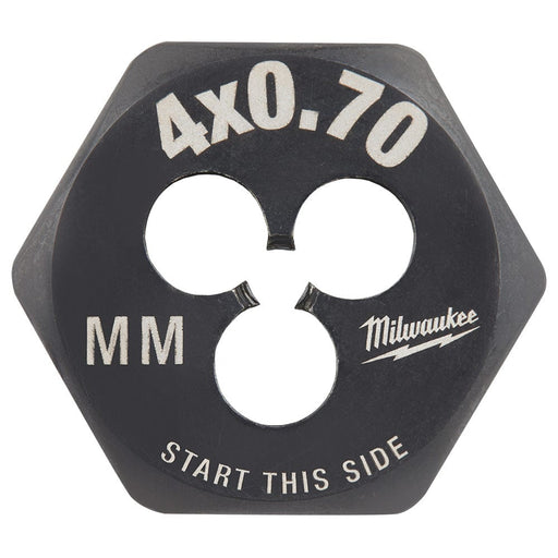 Milwaukee Tool Accessories Milwaukee M4-0.70 mm 1-Inch Hex Threading Die