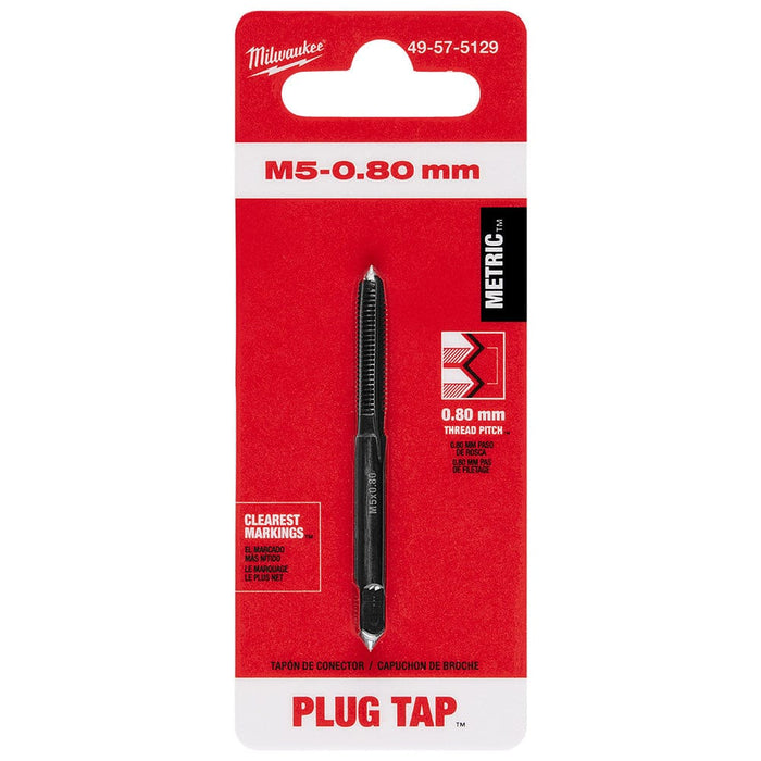 Milwaukee Tool Accessories Milwaukee M5-0.80 mm Straight Flute Plug Tap