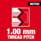 Milwaukee Tool Accessories Milwaukee M7-1.00 mm 1-Inch Hex Threading Die