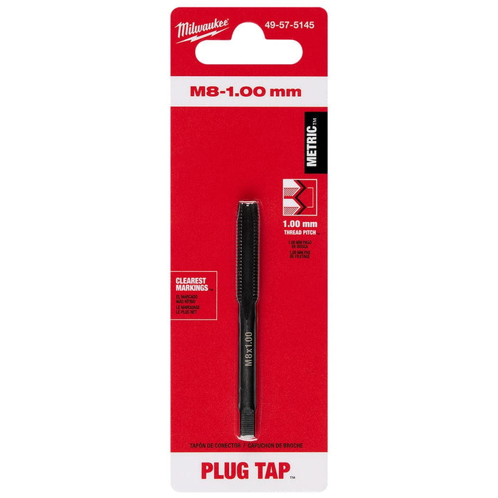 Milwaukee Tool Accessories Milwaukee M8-1.00 mm Straight Flute Plug Tap