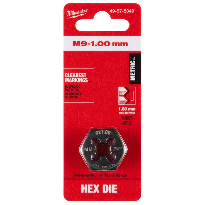 Milwaukee Tool Accessories Milwaukee M9-1.00 mm 1-Inch Hex Threading Die