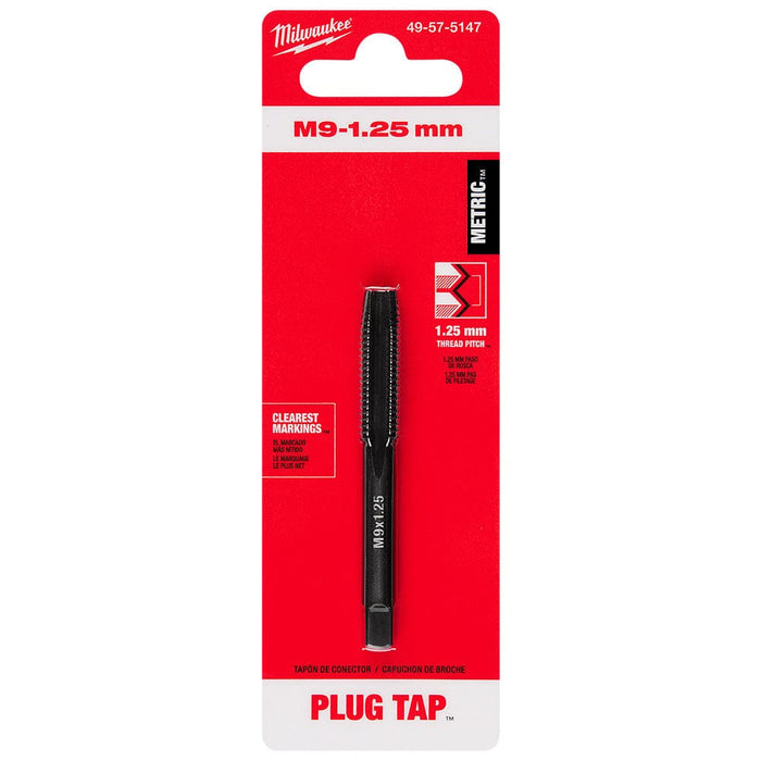 Milwaukee Tool Accessories Milwaukee M9-1.25 mm Straight Flute Plug Tap