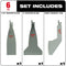 Milwaukee Tool Accessories Milwaukee Material Removal Blade Set 3PK