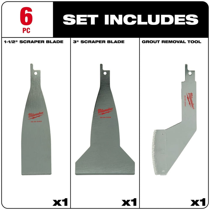 Milwaukee Tool Accessories Milwaukee Material Removal Blade Set 3PK