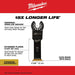 Milwaukee Tool Accessories Milwaukee Milwaukee® OPEN-LOK™ 1-1/4" TITANIUM ENHANCED BI-METAL MULTI-MATERIAL BLADE 1PK