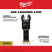 Milwaukee Tool Accessories Milwaukee Milwaukee® OPEN-LOK™ 1-1/8" TITANIUM ENHANCED BI-METAL METAL BLADE 1PK