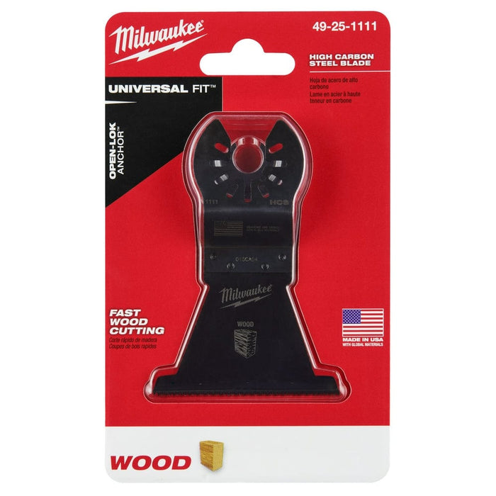 Milwaukee Tool Accessories Milwaukee Milwaukee® OPEN-LOK™ 1-3/8" HCS WOOD BLADE 1PK