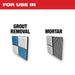 Milwaukee Tool Accessories Milwaukee Milwaukee® OPEN-LOK™ 2-IN-1 HYBRID CARBIDE GRIT BLADE 1PK