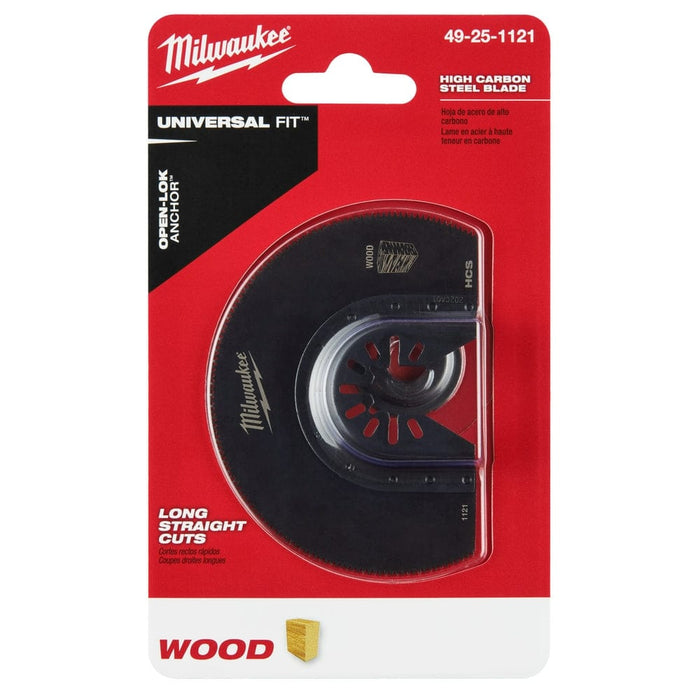 Milwaukee Tool Accessories Milwaukee Milwaukee® OPEN-LOK™ 3-1/2" HCS SEGMENTED WOOD BLADE 1PK