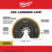 Milwaukee Tool Accessories Milwaukee Milwaukee® OPEN-LOK™ 3-1/2" TITANIUM ENHANCED BI-METAL SEGMENTED BLADE 1PK