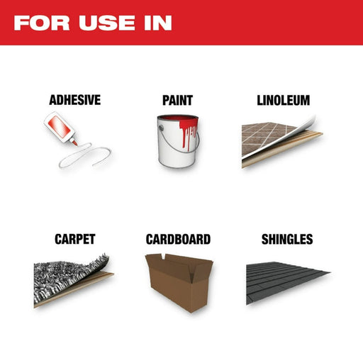 Milwaukee Tool Accessories Milwaukee Milwaukee® OPEN-LOK™ 3-IN-1 MULTI-CUTTER SCRAPER BLADE 1PK