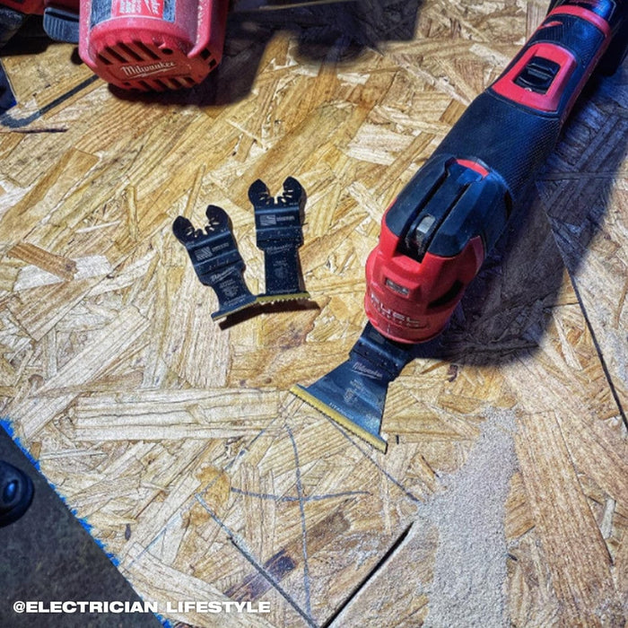 Milwaukee Tool Accessories Milwaukee Milwaukee® OPEN-LOK™ 3PC MULTI-MATERIAL CUTTING MULTI-TOOL BLADE VARIETY PACK