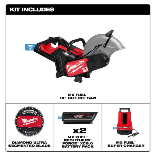 Milwaukee Tool Milwaukee MX FUEL™ 14" Cut-Off Saw w/ RAPIDSTOP™ Brake Kit