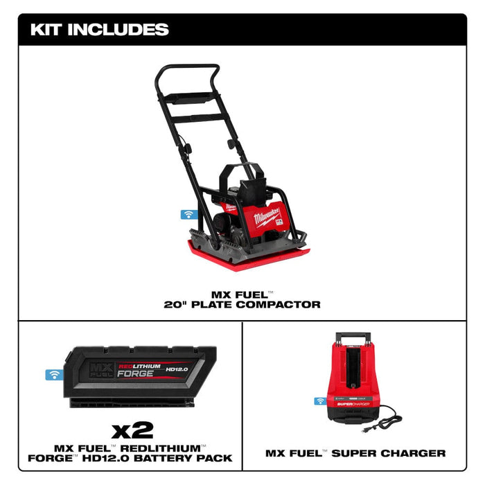 Milwaukee Tool Milwaukee MX FUEL™ 20" Plate Compactor Kit