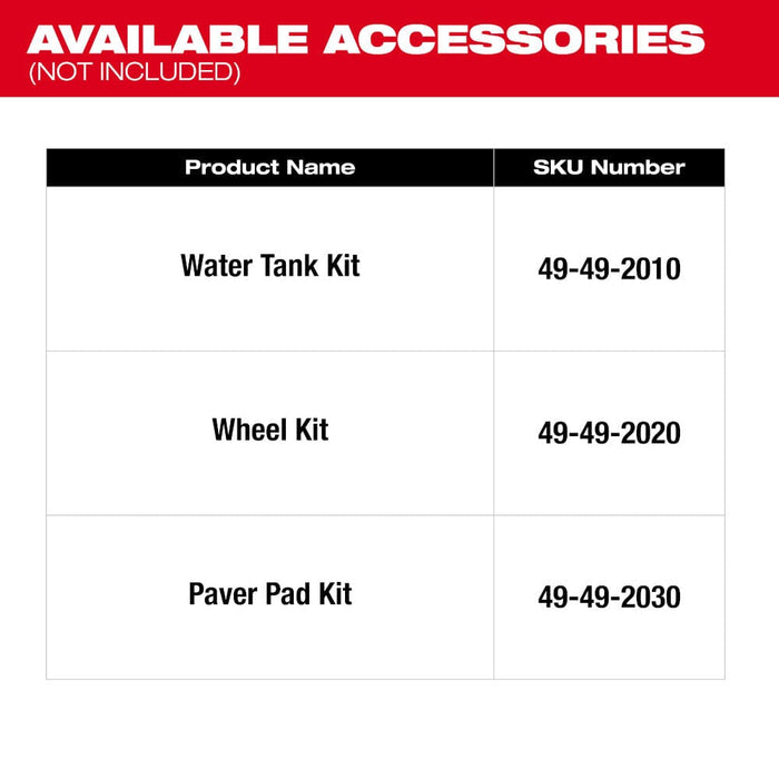 Milwaukee Tool Milwaukee MX FUEL™ 20" Plate Compactor Kit