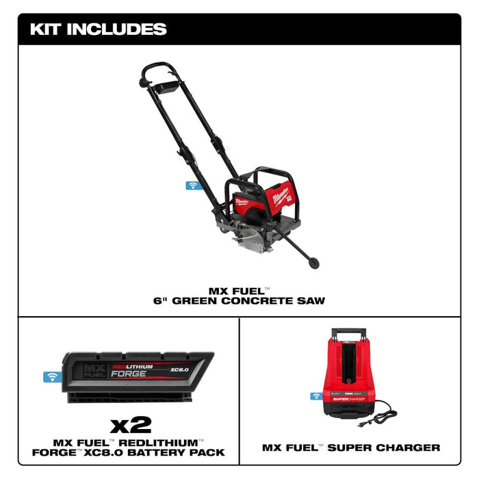 Milwaukee Tool Milwaukee MX FUEL™ 6" Green Concrete Saw Kit