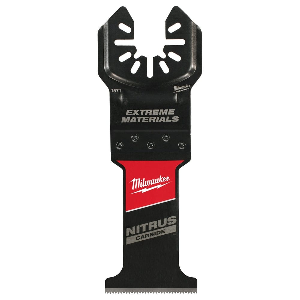 Milwaukee Tool Accessories Milwaukee NITRUS CARBIDE™ Extreme Materials Universal Fit OPEN-LOK™ Multi-Tool Blade 1PK