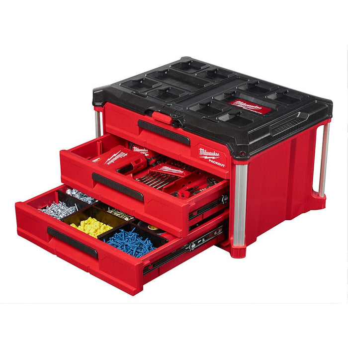 Milwaukee Tool Tool Storage Milwaukee PACKOUT™ 3-Drawer Tool Box