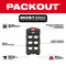 Milwaukee Tool Tool Storage Milwaukee PACKOUT™ Compact Wall Plate