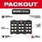Milwaukee Tool Tool Storage Milwaukee PACKOUT™ Large Wall Plate