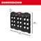 Milwaukee Tool Tool Storage Milwaukee PACKOUT™ Large Wall Plate
