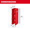 Milwaukee Tool Power Tools Accessories Milwaukee PACKOUT™ M18™ Battery Rack