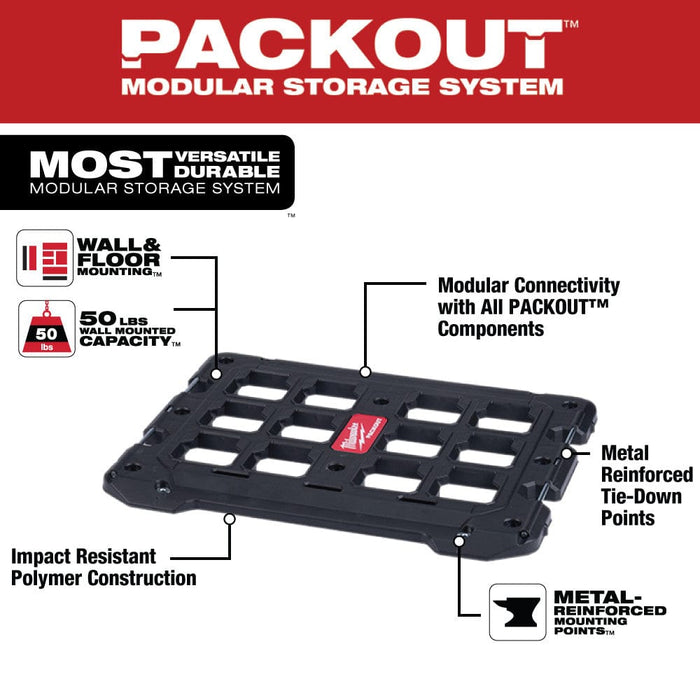 Milwaukee Tool Tool Storage Milwaukee PACKOUT™ Mounting Plate