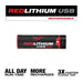 Milwaukee Tool Tools Milwaukee REDLITHIUM™ USB 3.0AH Battery