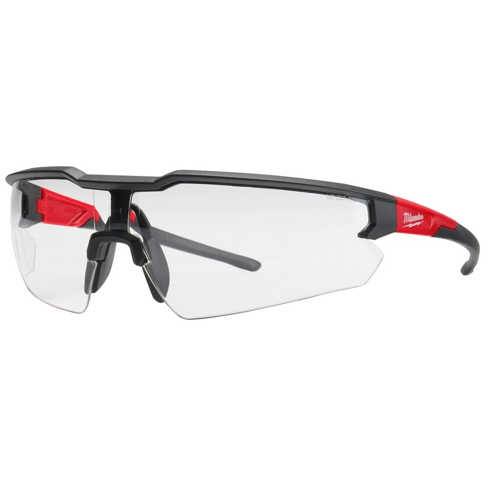 Milwaukee Tool Apparel and Safety Gear Milwaukee Safety Glasses - Clear Anti-Scratch Lenses (Polybag)