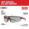 Milwaukee Tool Apparel and Safety Gear Milwaukee Safety Glasses - Gray Anti-Scratch Lenses (Polybag)