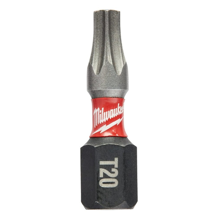 Milwaukee Tool Power Tools Accessories Milwaukee SHOCKWAVE™ 1 in. Impact T20 Insert Bits (15 Pack)