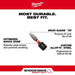 Milwaukee Tool Power Tools Accessories Milwaukee SHOCKWAVE™ 1 in. Impact T20 Insert Bits (15 Pack)