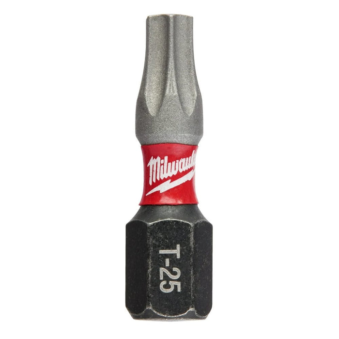 Milwaukee Tool Power Tools Accessories Milwaukee SHOCKWAVE™ 1 in. Impact T25 Insert Bits (15 Pack)