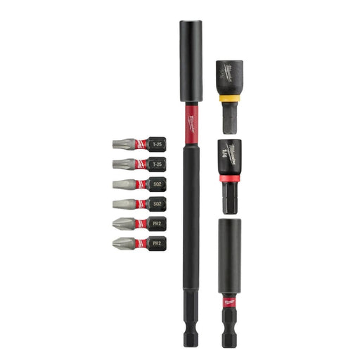 Milwaukee Tool Milwaukee SHOCKWAVE™ 10-Piece Impact Driver Guide Bit Set