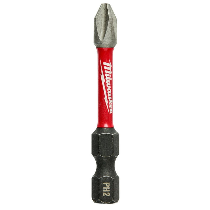 Milwaukee Tool Milwaukee SHOCKWAVE™ 2 in. Impact Phillips #2 Power Bits (15-Piece Contractor Pack)