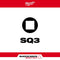 Milwaukee Tool Milwaukee SHOCKWAVE™ 2 in. Impact Square Recess #3 Power Bits (2 Pack)