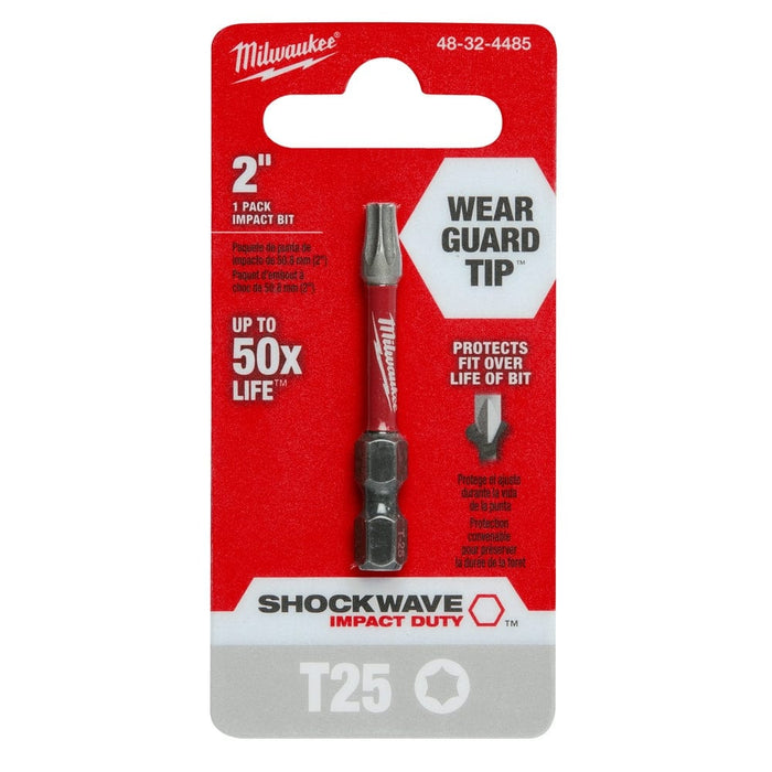 Milwaukee Tool Milwaukee SHOCKWAVE™ 2 in. Impact Torx® T25 Power Bit