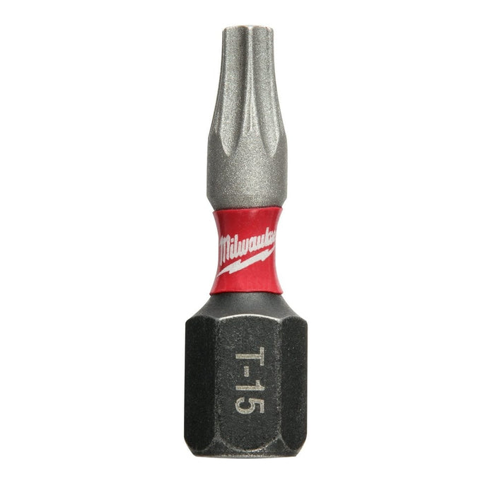 Milwaukee Tool Milwaukee SHOCKWAVE™ 2-Piece Impact Torx® T15 Insert Bits (2 Pack)