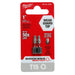 Milwaukee Tool Milwaukee SHOCKWAVE™ 2-Piece Impact Torx® T15 Insert Bits (2 Pack)