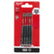 Milwaukee Tool Milwaukee SHOCKWAVE™ 5-Piece 3-1/2 in. Impact Square Recess #2 Power Bits