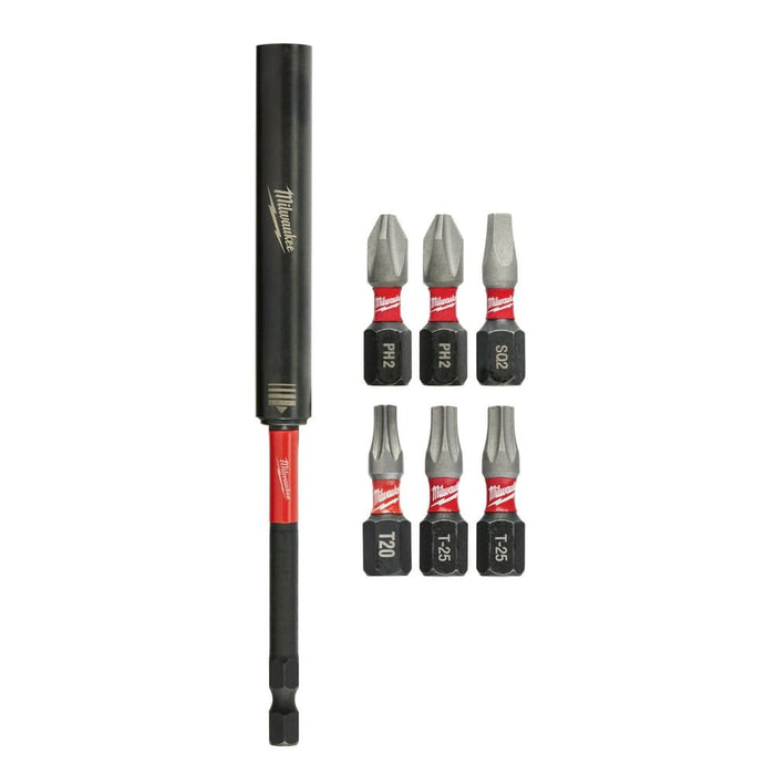 Milwaukee Tool Milwaukee SHOCKWAVE™ 7-Piece Impact Magnetic Drive Guide Set