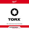 Milwaukee Tool Milwaukee SHOCKWAVE™ 7-Piece Impact Torx Insert Bit Set