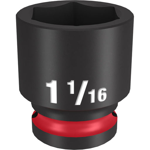 Milwaukee Tool Accessories Milwaukee SHOCKWAVE™ Impact Duty™ 1/2" Drive 1-1/16" Standard 6 Point Socket