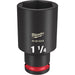 Milwaukee Tool Accessories Milwaukee SHOCKWAVE™ Impact Duty™ 1/2" Drive 1-1/4" Deep 6 Point Socket