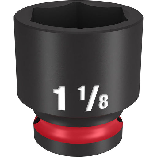 Milwaukee Tool Accessories Milwaukee SHOCKWAVE™ Impact Duty™ 1/2" Drive 1-1/8" Standard 6 Point Socket