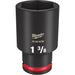 Milwaukee Tool Accessories Milwaukee SHOCKWAVE™ Impact Duty™ 1/2" Drive 1-3/8" Deep 6 Point Socket