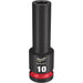 Milwaukee Tool Accessories Milwaukee SHOCKWAVE™ Impact Duty™ 1/2" Drive 10MM Deep 6 Point Socket